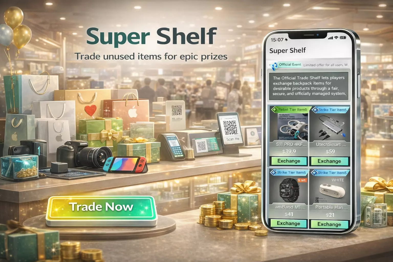 RareDrop Super Shelf